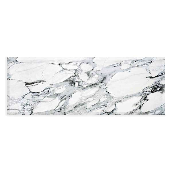 Cook N' Comfort Grey Marbled Kitchen Runner, 20x55