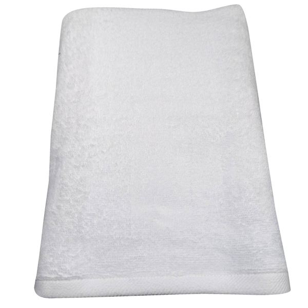 White Cotton Bath Towel, 27x52