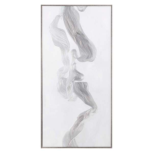 Found & Fable Framed Abstract Canvas Wall Art, 24x48