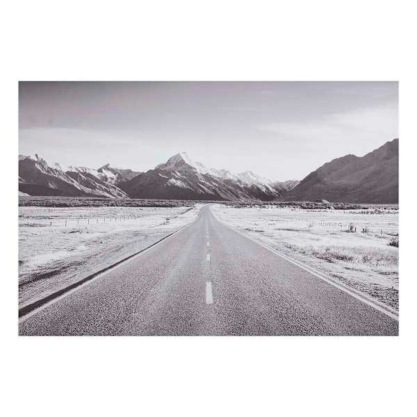 Ty Pennington Black & White Road Canvas Wall Art, 26x24