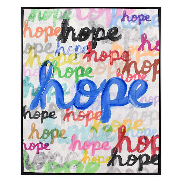 Hope Framed Canvas Wall Art, 23x29