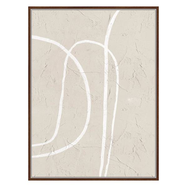 Crosby St. Framed Abstract Canvas Wall Art, 18x24
