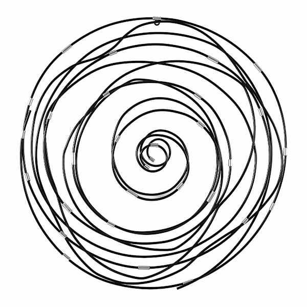 Crosby St.Metal Spiral Wall Decor, 28"