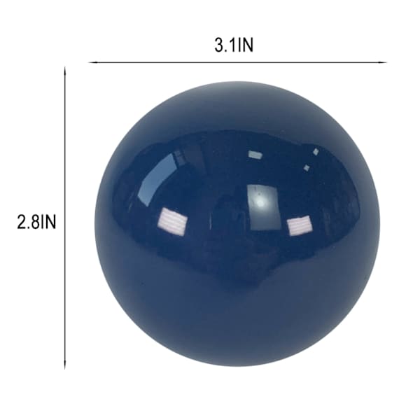 Providence Navy Ceramic Sphere, 3"