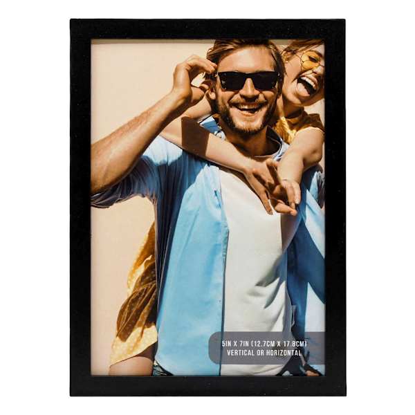 3-Piece Black Peel & Stick Wall Frames, 5x7