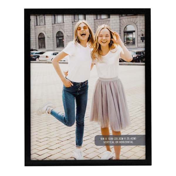 3-Piece Black Peel & Stick Wall Frames, 8x10