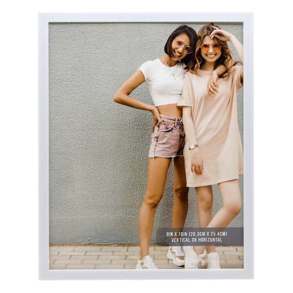 3-Piece White Peel & Stick Wall Frames, 8x10