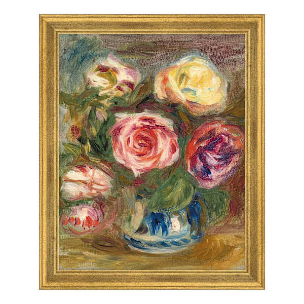 Framed Roses Wall Art, 8x10