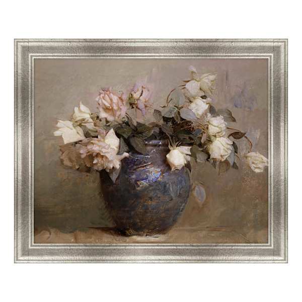 Framed Flowers In Vase Wall Art, 8x10