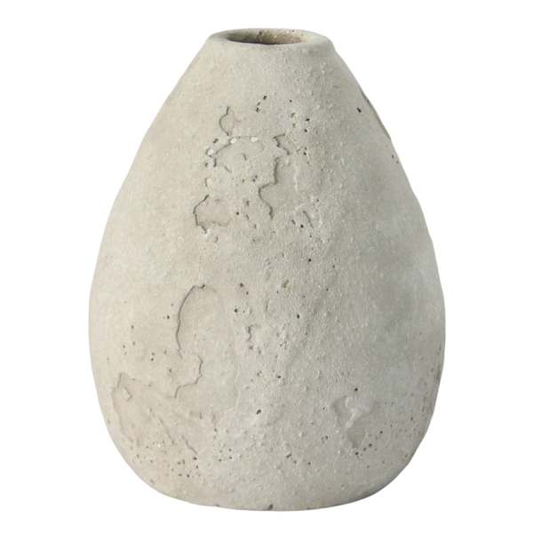 Neutral Ceramic Vase, 5"