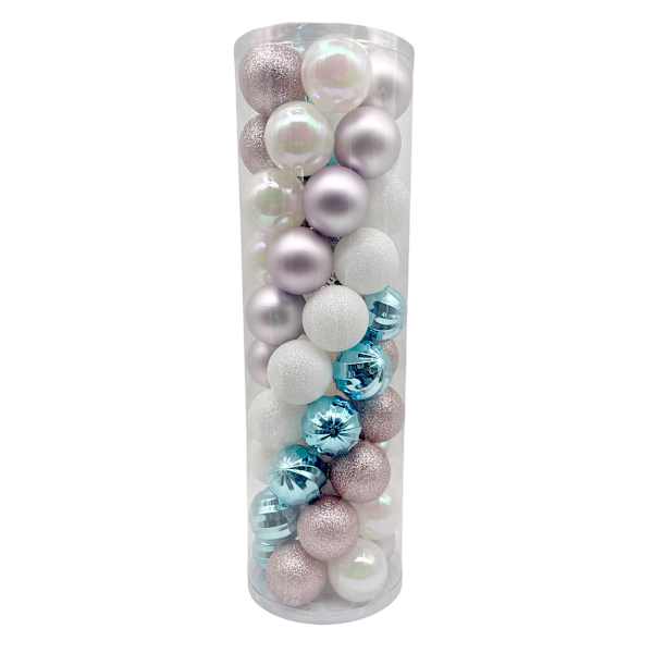 Mrs. Claus' Bakery 50-Count Shatterproof Ornaments Mix, 2"