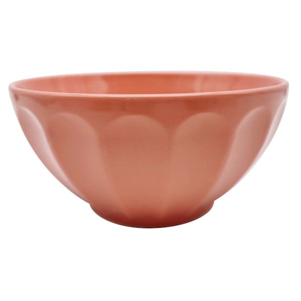 Found & Fable Coral Amfali Cereal Bowl, 6"