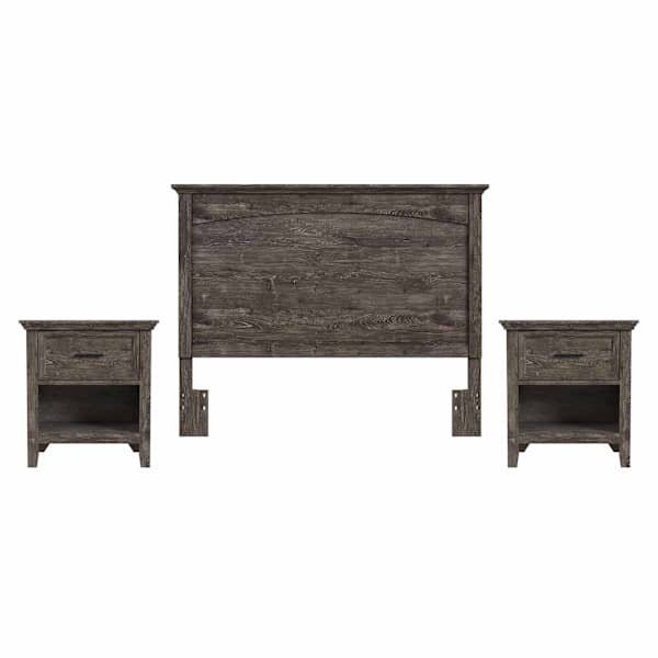 Memphis Grey Bedroom Set, Full/Queen