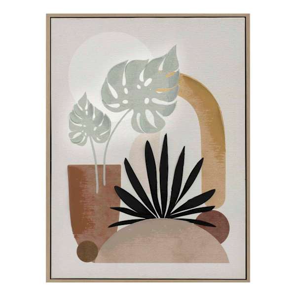 Soul Searcher Framed Botanical Soul Canvas Wall Art, 18x24