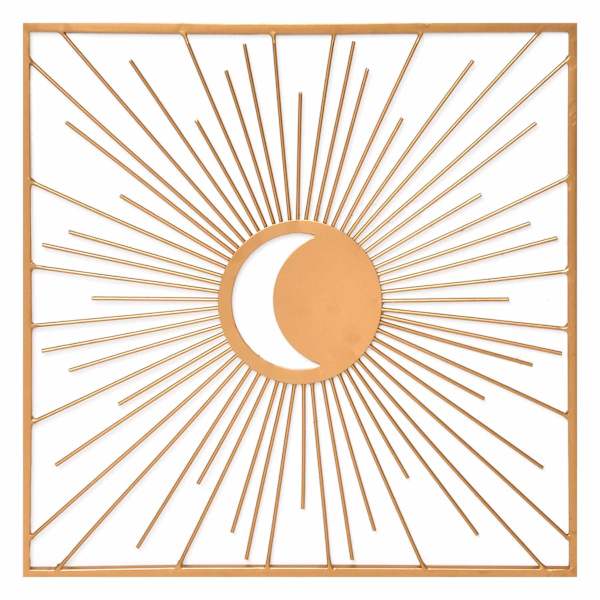 Soul Searcher Sun & Moon Metal Wall Art, 16"