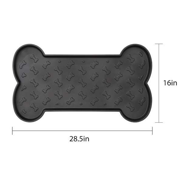 Black Bone Boot Tray, 16x28