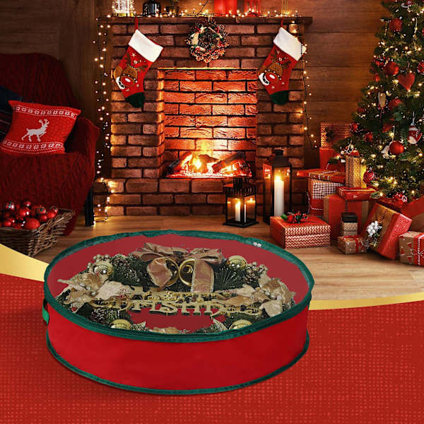 Small Christmas Wreath Storage Bag 24 Holiday Storage At Home