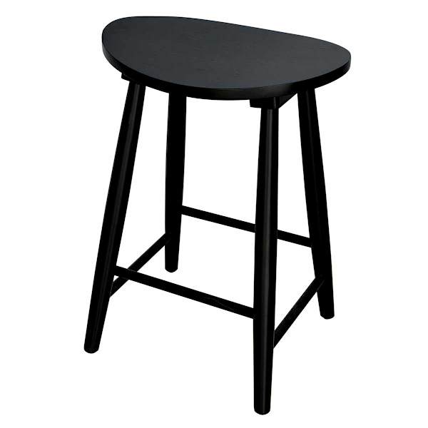 Honeybloom Hayley Counter Stool, Black