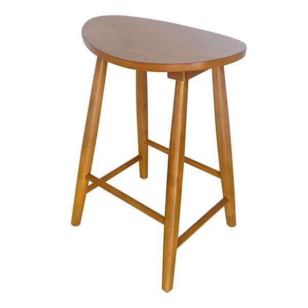 Honeybloom Hayley Counter Stool, Rustic Natural Finish