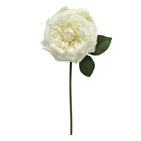 Willow Crossley White Real Touch Rose Floral Pick, 12"