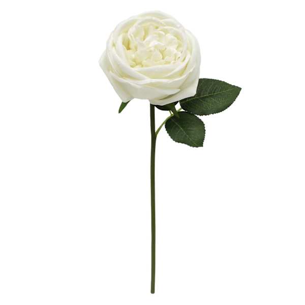 Willow Crossley White Real Touch Rose Floral Pick, 12"