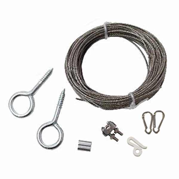Cable Wire Patio Light Kit, 40'