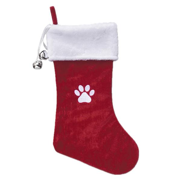 Red Velvet Pet Stocking, 18"