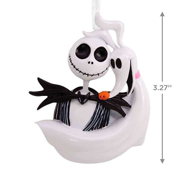 The Nightmare Before Christmas Jack & Zero Ornament, 4.8"