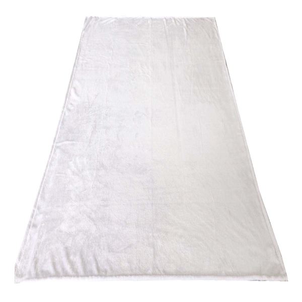 Providence Solid White Micro Plush Throw Blanket, 50x60