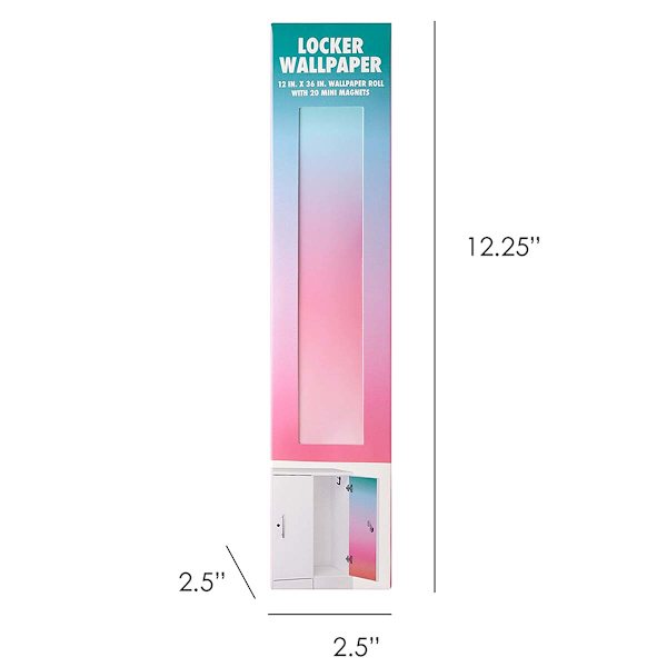 Ombre Printed Locker Wallpaper