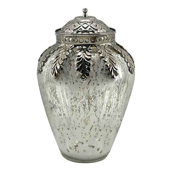 Found & Fable Glass Jar with Metal Lid