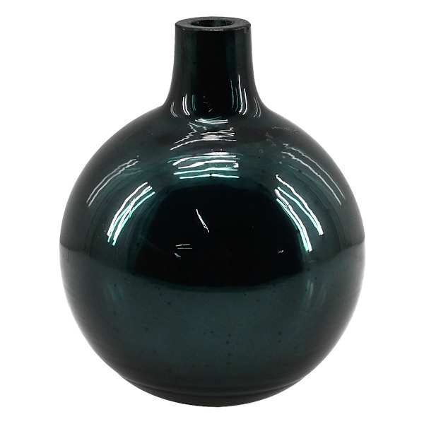 Found & Fable Green Glass Vase, 4"