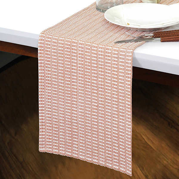 14X72 Pink/Ivory Mix Woven Runner