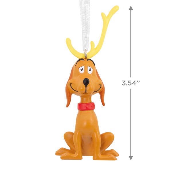 Resin Max From The Grinch Ornament, 4.8"