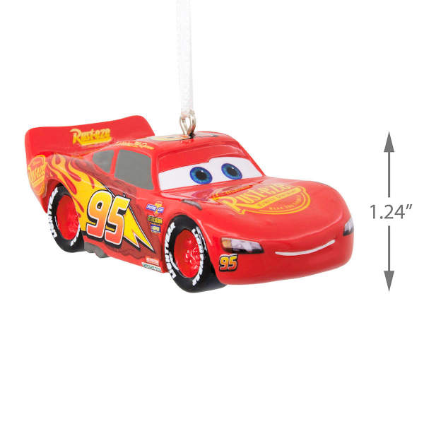 Disney Lightning McQueen Ornament, 4.8"