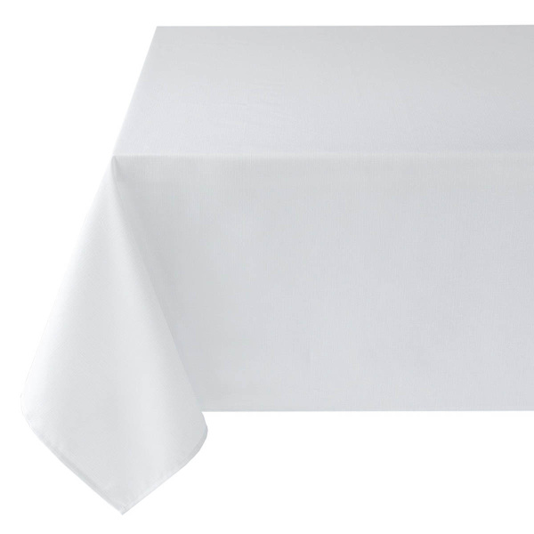 Basics Solid White Tablecloth, 60x104