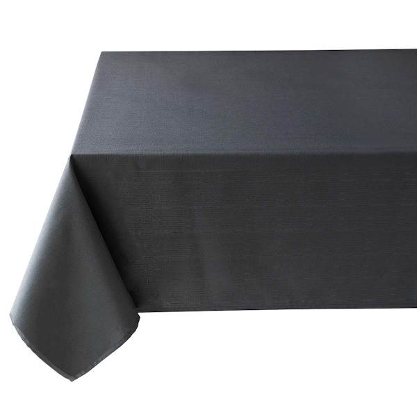 Basics Solid Charcoal Tablecloth, 60x84