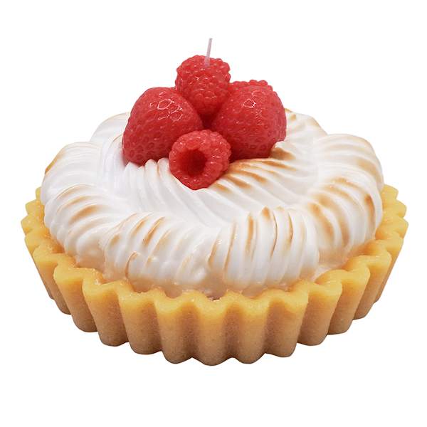Raspberry Cake Shaped Candle
