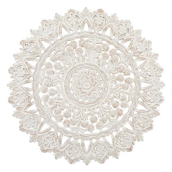 Wall Panel Carved Wooden Wall Art, 32"