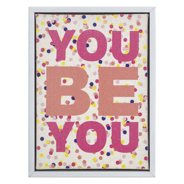 Oh Joy! Framed You Be You Canvas Tabletop Sign, 6x8