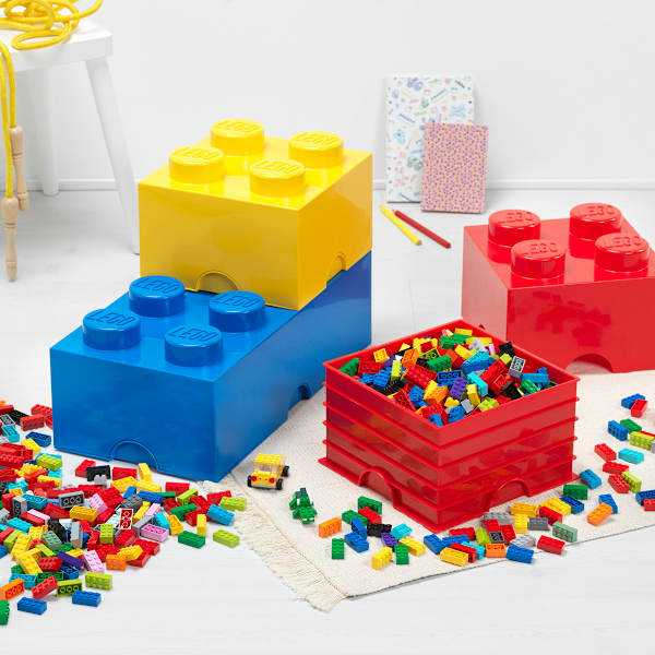 3 Pc Lego Storage Brick Set