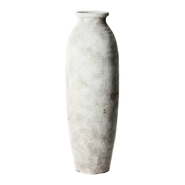Honeybloom Neutral Ceramic Vase, 23"
