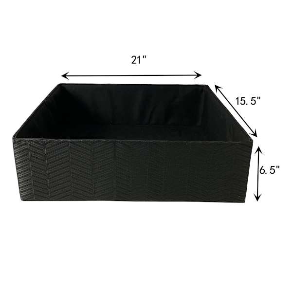 Storage Basket L Black