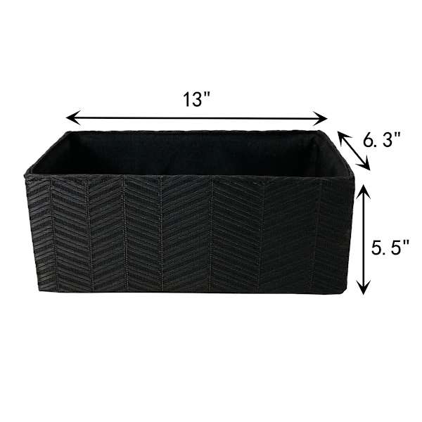 Storage Basket S Black