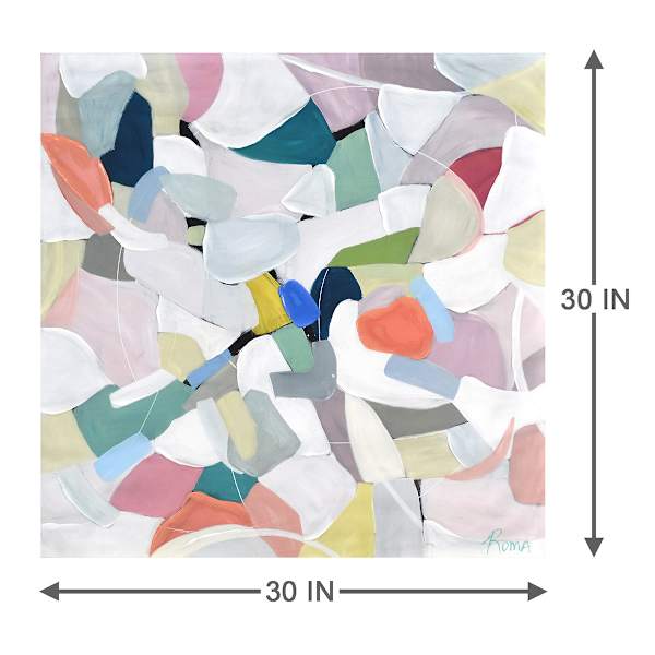 Broken to Beautiful Canvas Wall Art, 30"