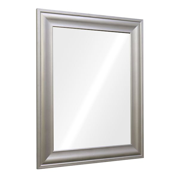 Champagne Barb Framed Rectangle Wall Mirror, 22x28