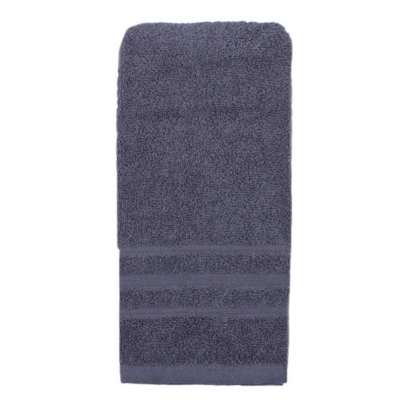 Essential Solid Dark Grey Hand Towel, 16x26
