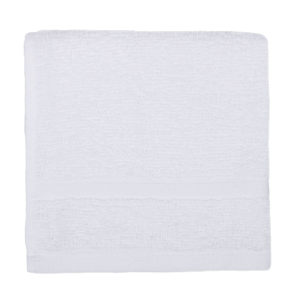 Essential Solid White Washcloth, 13"