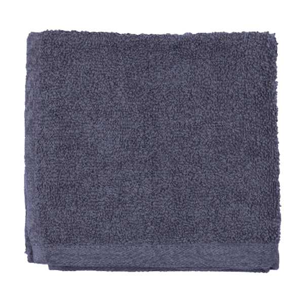 Essential Solid Dark Grey Washcloth, 13"