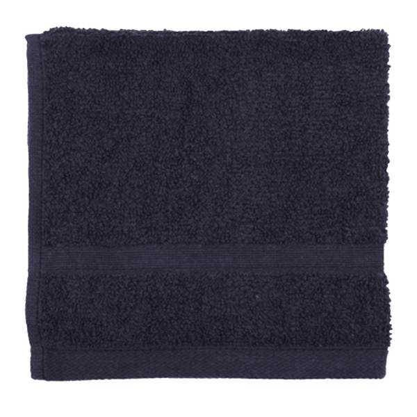 Essential Solid Black Washcloth, 13"
